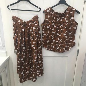 Matching 2 Piece Summer Dress Excellent Condition